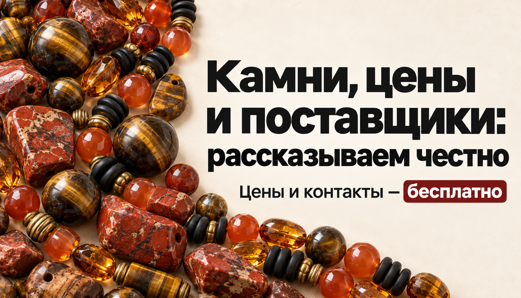Где купить камни и фурнитуру без лишней переплаты